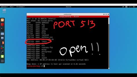 10 is the IP address of the remote system (Metasploitable). . Port 513 exploit